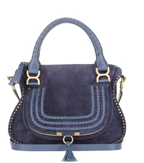 chloe marcie washed blue|Chloe Women's The Marcie Bag .